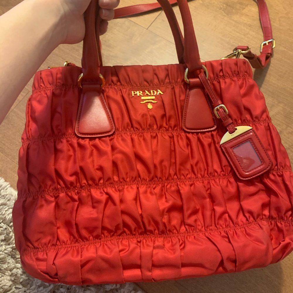 Prada Red Gauffre